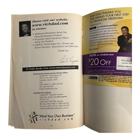 Book “Rich dad’s guide to investing” by Robert Kiyosaki 
Slightly used - Picture 8 of 9